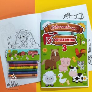 Libros Para Colorear Personalizados + Colores