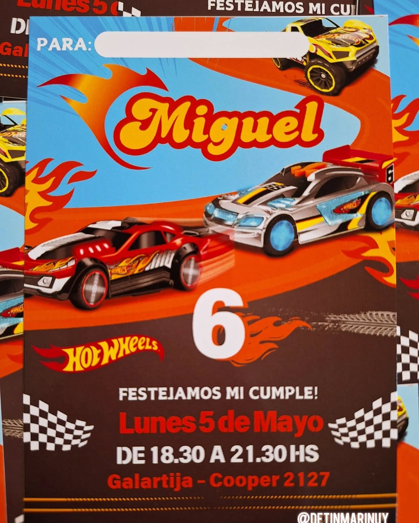 Tarjetas de cumpleaños. Invitaciones personalizadas. - Imagen 3