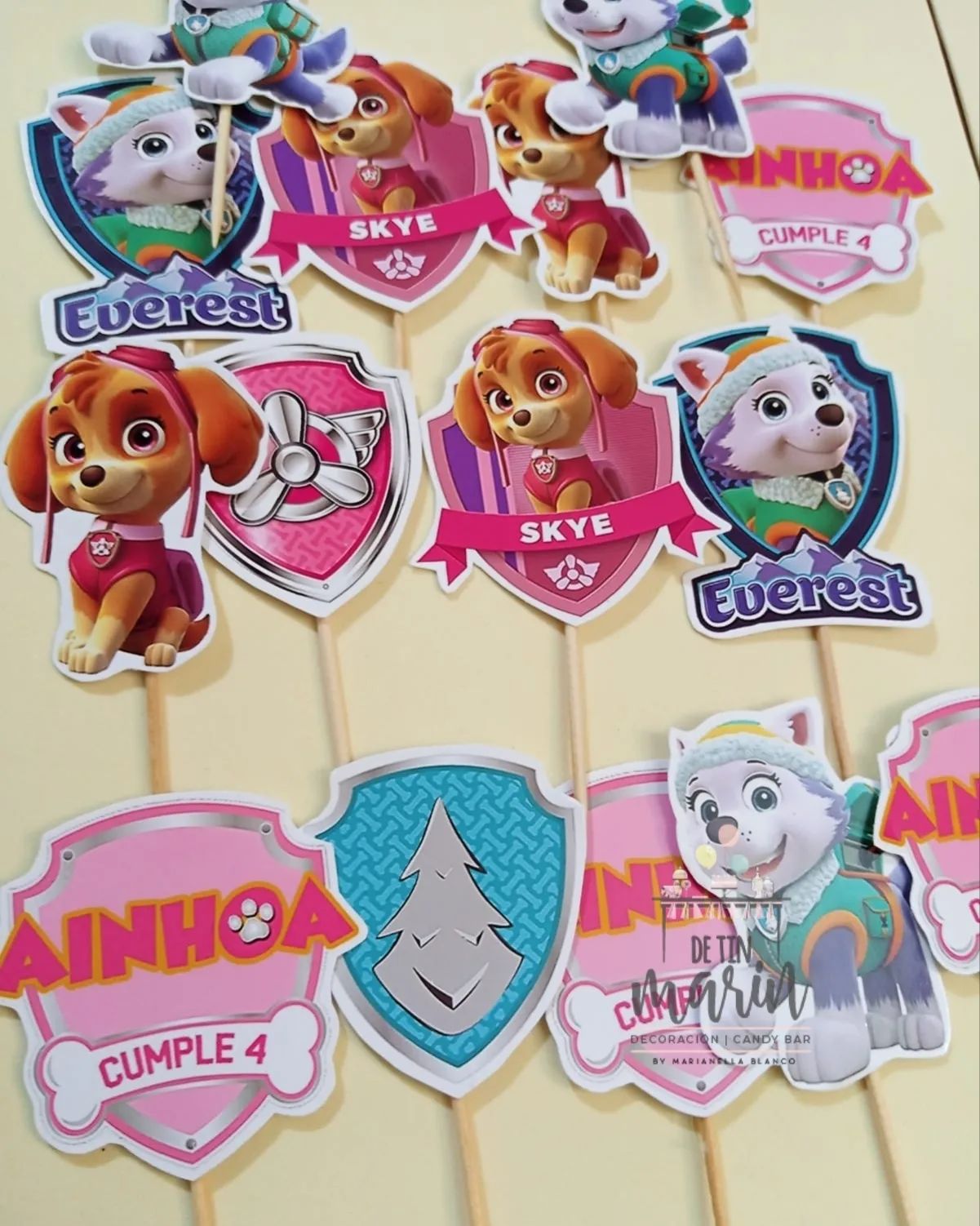 Toppers de Cupcakes x 10u - Imagen 6