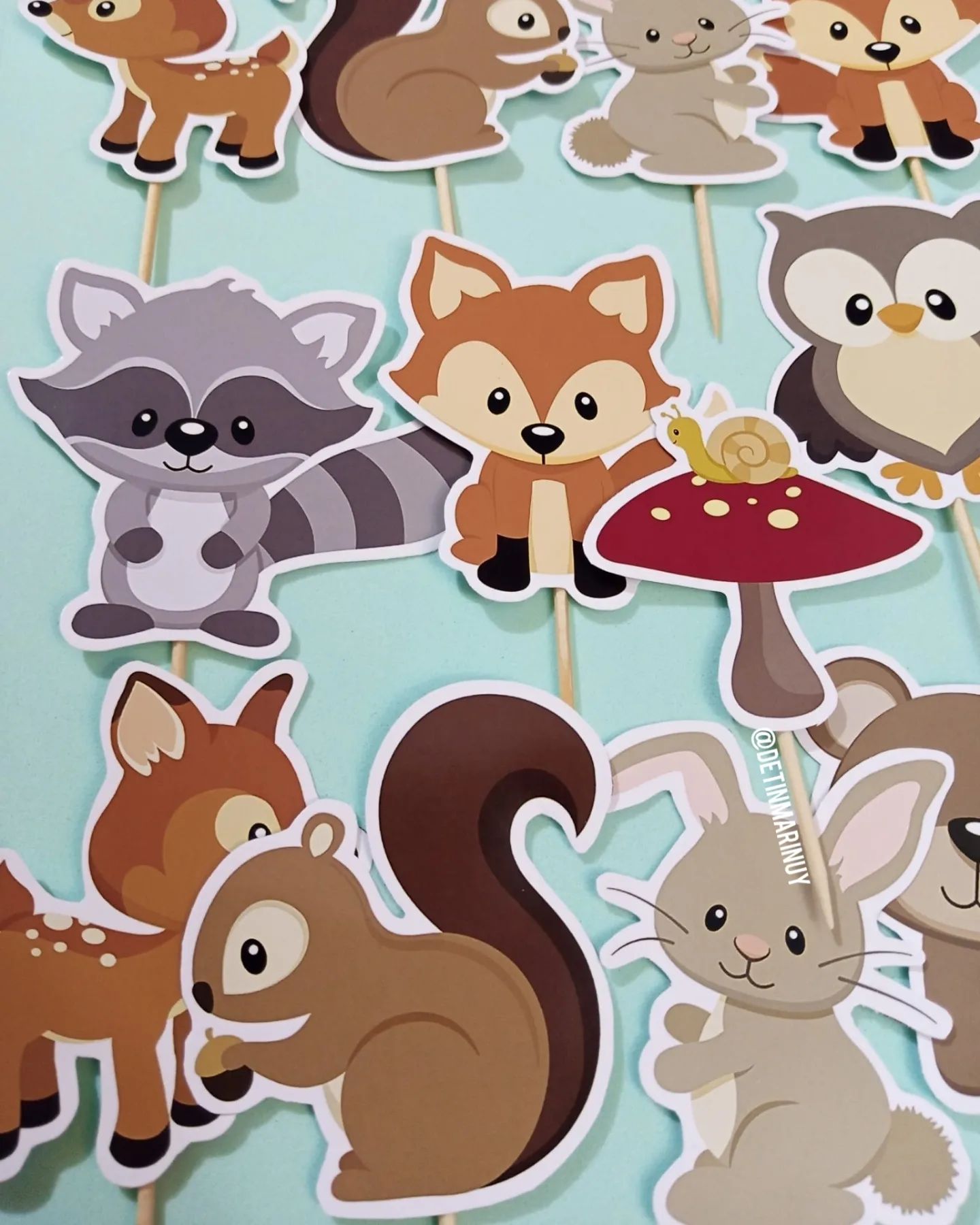 Toppers de Cupcakes x 10u - Imagen 12