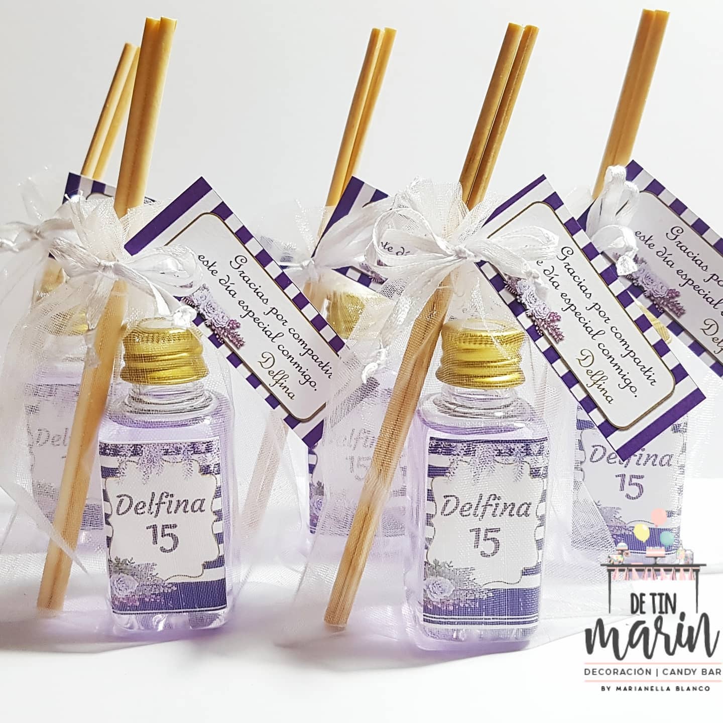 Difusor Aromatizador Personalizado Con Bolsita y Tarjeta