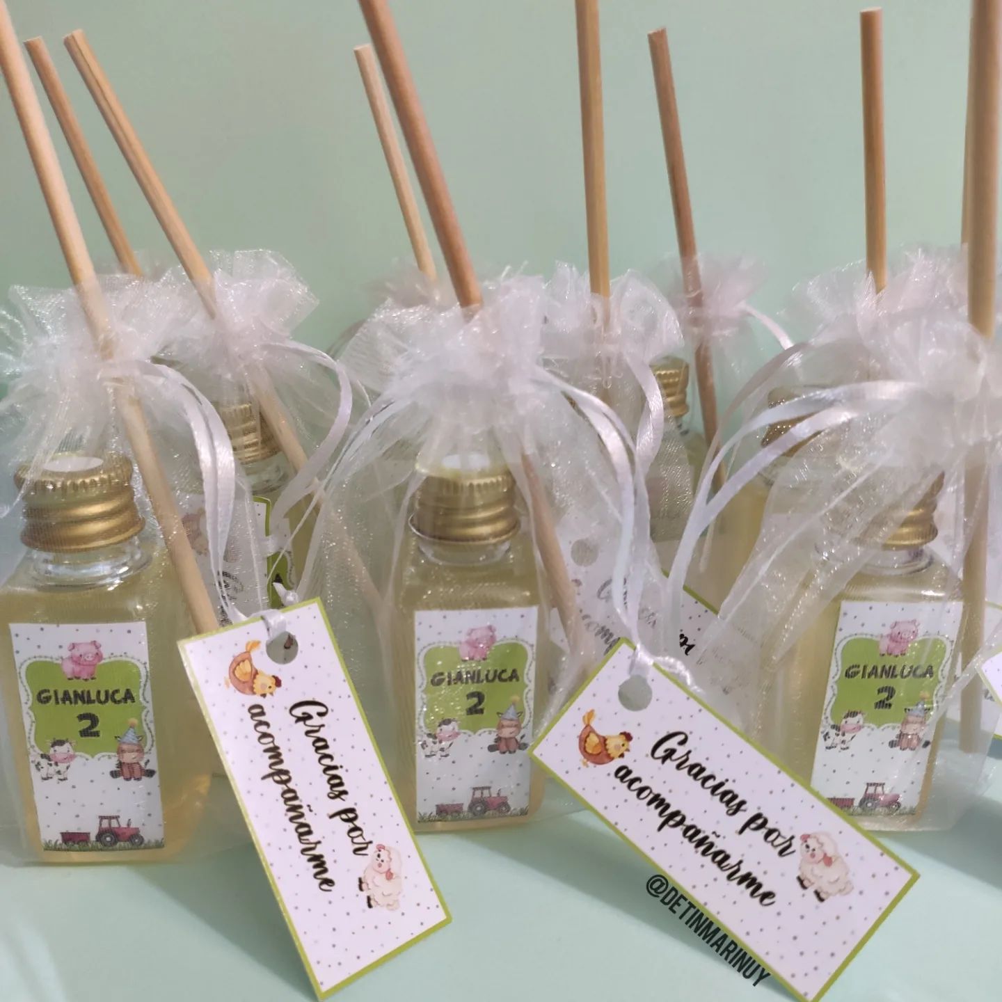 Difusor Aromatizador Personalizado Con Bolsita y Tarjeta - Imagen 2
