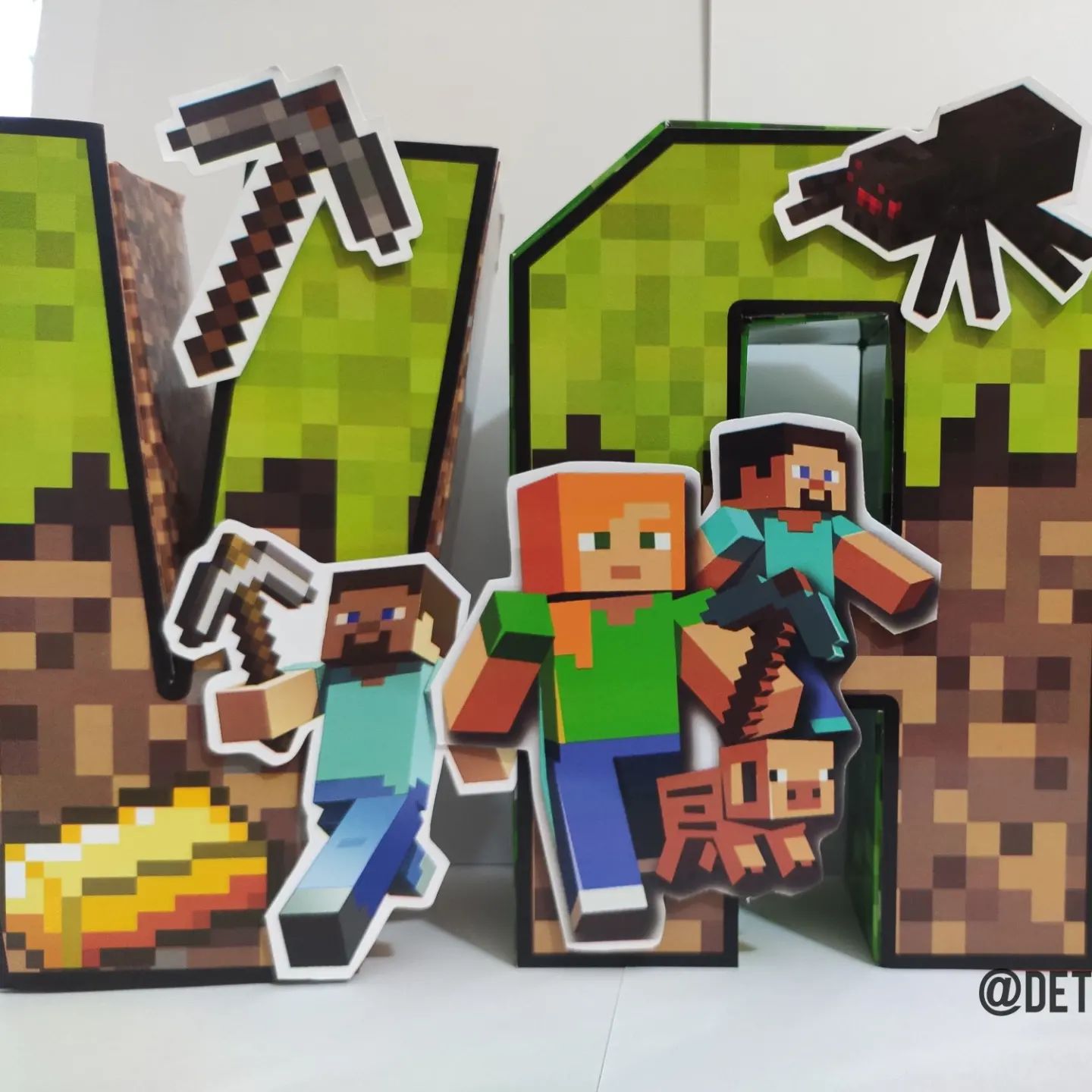 Letras 3D para decorar la mesa - Imagen 2