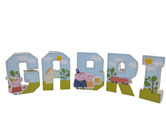Letras 3D para decorar la mesa - Imagen 17