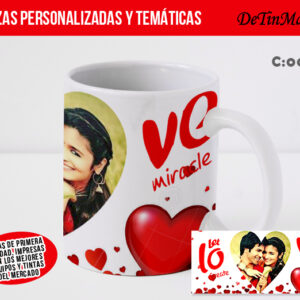 Taza personalizada Enamorados con foto (Cod.0085)