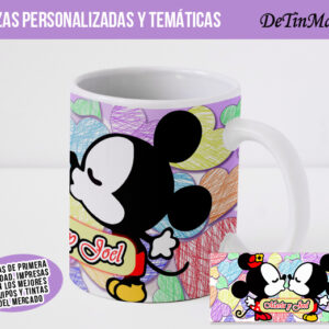 Taza personalizada Enamorados con nombres (Cod.0087)