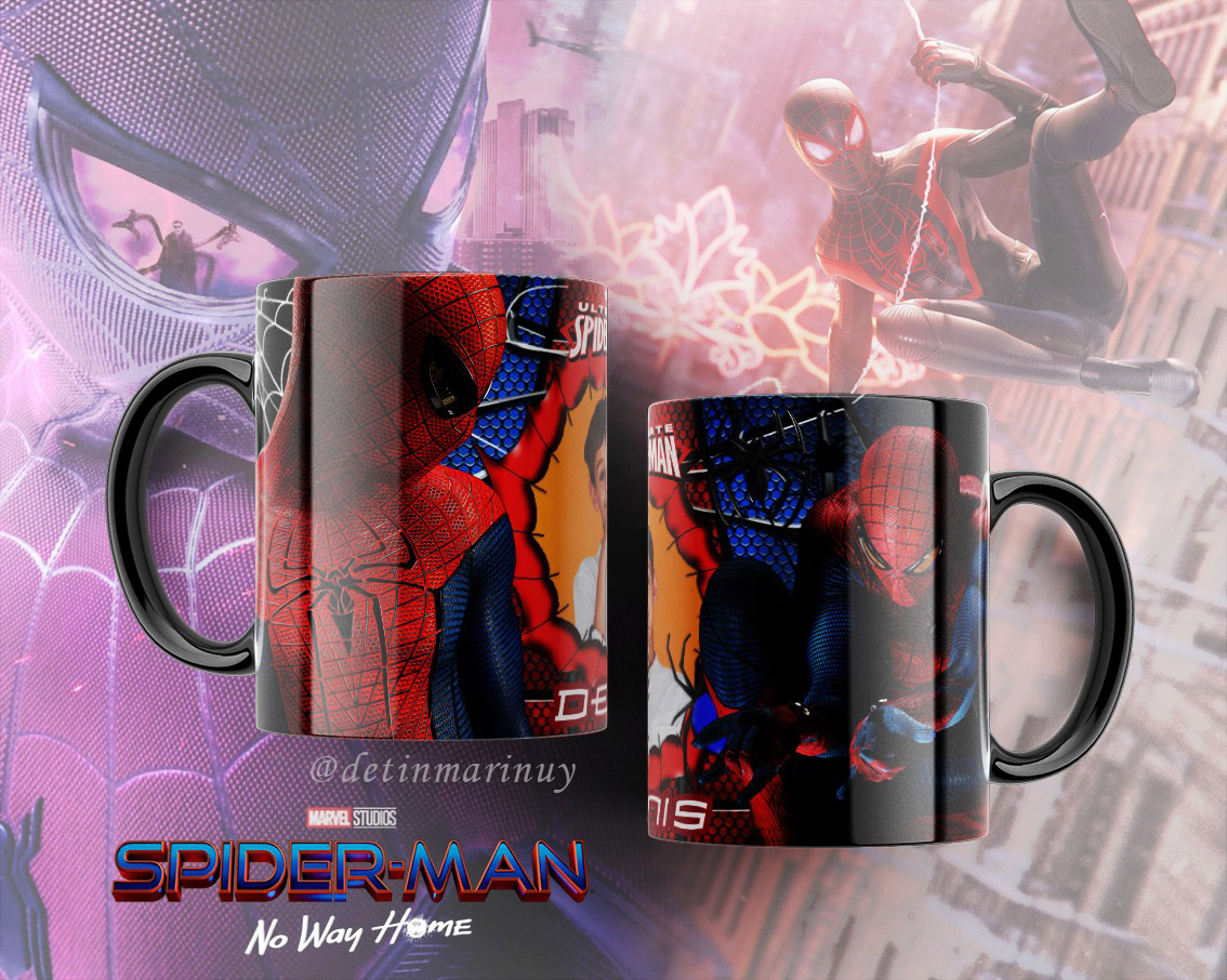 Tazas Spiderman personalizada (Cod.0004)