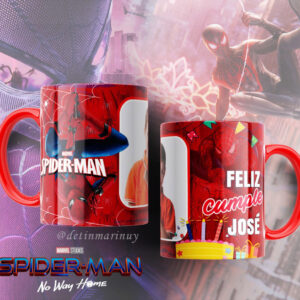 Tazas Spiderman personalizada (Cod.0005)