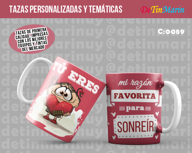 Taza para San Valentin Pareja de enamorados (Cod.0089)