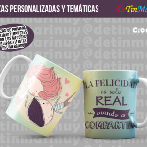 Taza para San Valentin Pareja de enamorados (Cod.0093)