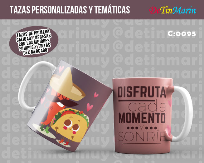Taza para San Valentin Pareja de enamorados (Cod.0095)