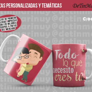 Taza para San Valentin Pareja de enamorados (Cod.0099)