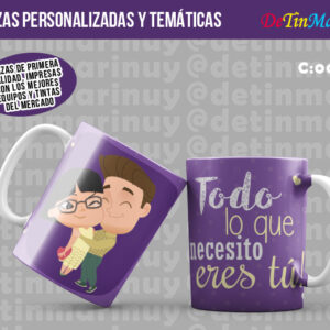 Taza para San Valentin Pareja de enamorados (Cod.0098)