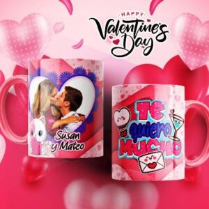 Taza personalizada Enamorados con foto (Cod.0082)