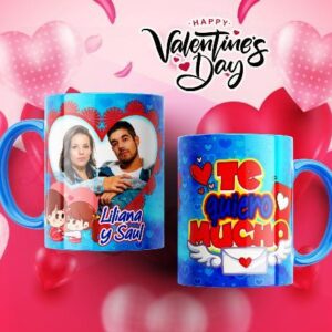 Taza personalizada Enamorados con foto (Cod.0083)