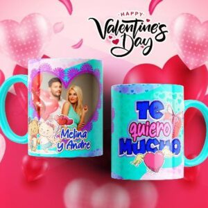 Taza personalizada Enamorados con foto (Cod.0073)