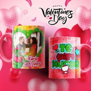 Taza personalizada Enamorados con foto (Cod.0074)