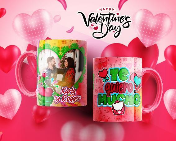 Taza personalizada Enamorados con foto (Cod.0074)