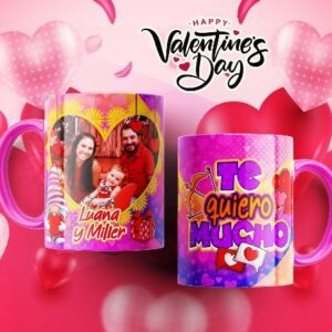 Taza personalizada Enamorados con foto (Cod.0077)