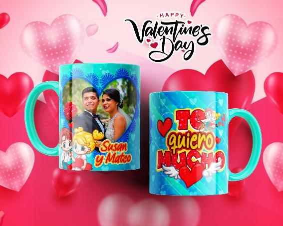 Taza personalizada Enamorados con foto (Cod.0078)