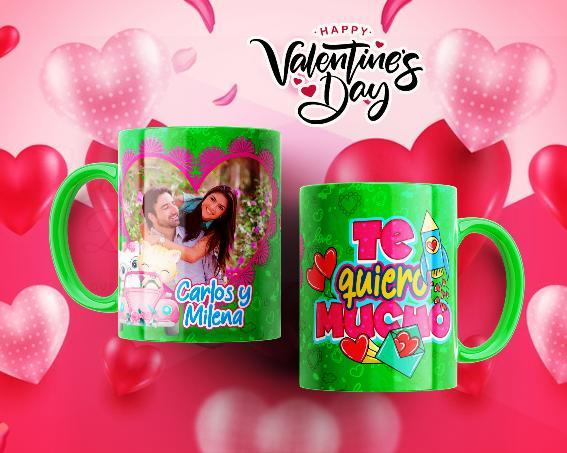 Taza personalizada Enamorados con foto (Cod.0080)