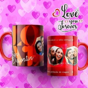 Taza personalizada San Valentin con foto (Cod.0018)