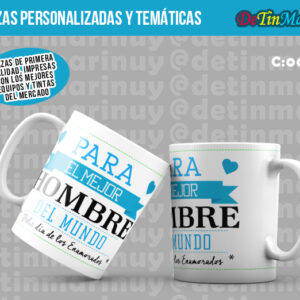 Taza "Mejor Hombre del Mundo" San Valentin  (Cod.0043)