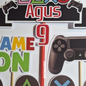 Topper personalizado de VideoJuegos