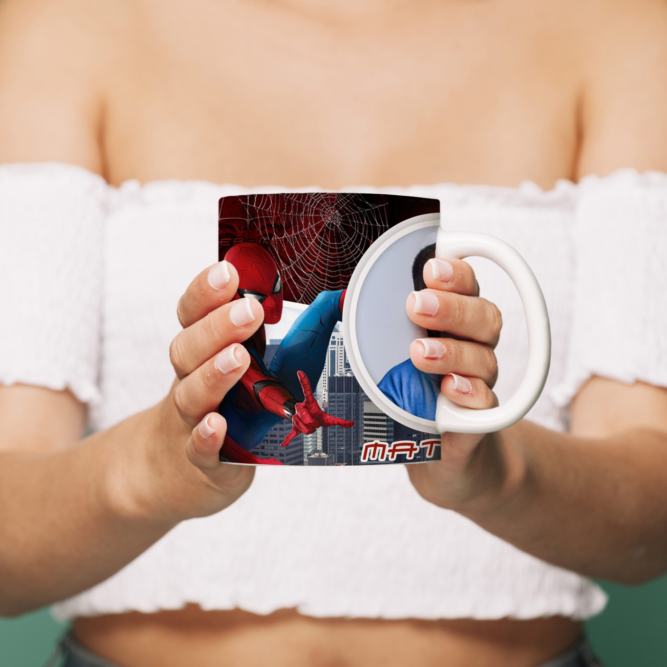 Tazas Spiderman personalizada (Cod.0001) - Imagen 4
