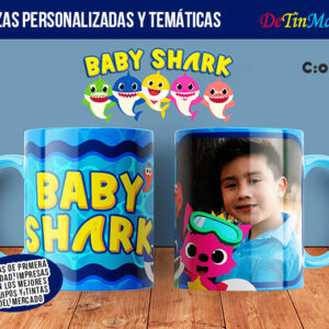 Taza personalizada de Baby Shark (Cod.0113)