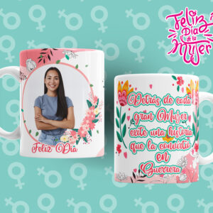 Taza personalizada Feliz Dia de la Mujer (0150)