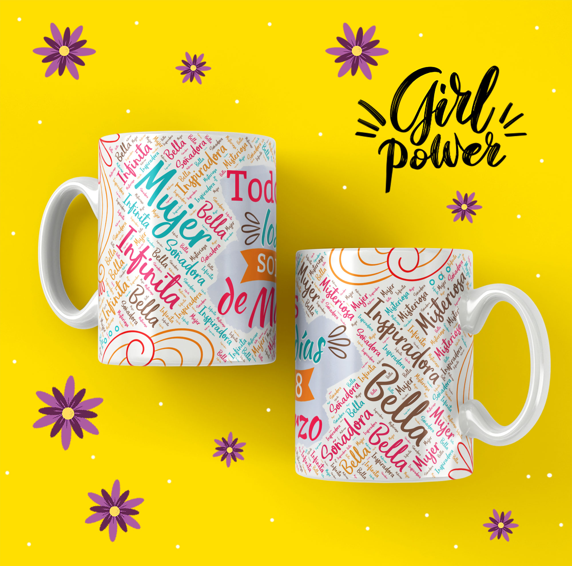 Taza 8 de Marzo Dia de la Mujer (0189)