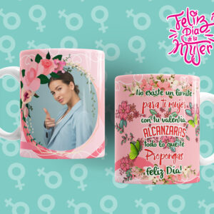 Taza personalizada Feliz Dia de la Mujer (0152)
