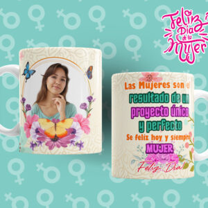 Taza personalizada Feliz Dia de la Mujer (0166)