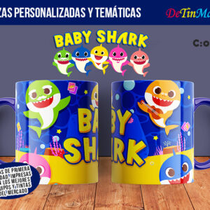 Taza personalizada de Baby Shark (Cod.0118)