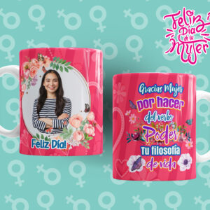 Taza personalizada Feliz Dia de la Mujer (0169)