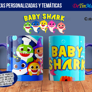 Taza personalizada de Baby Shark (Cod.0121)