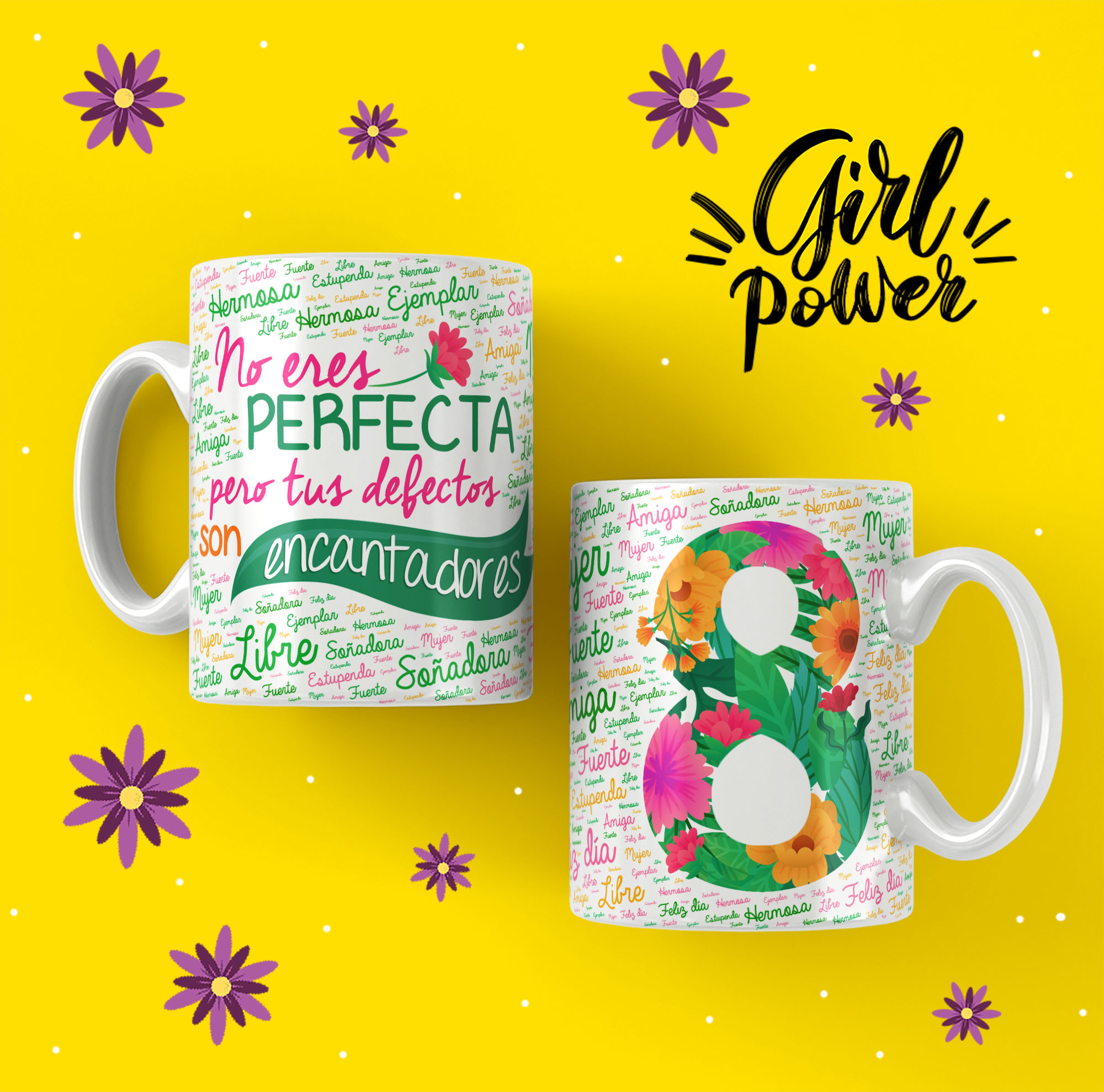 Taza Dia de la Mujer - 8 de marzo (0195)