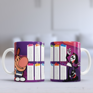 Taza con Tablas de Multiplicar - Billy & Mandy (0161)