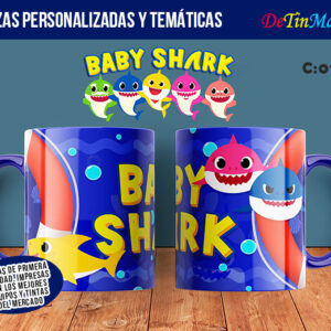 Taza personalizada de Baby Shark (Cod.0123)