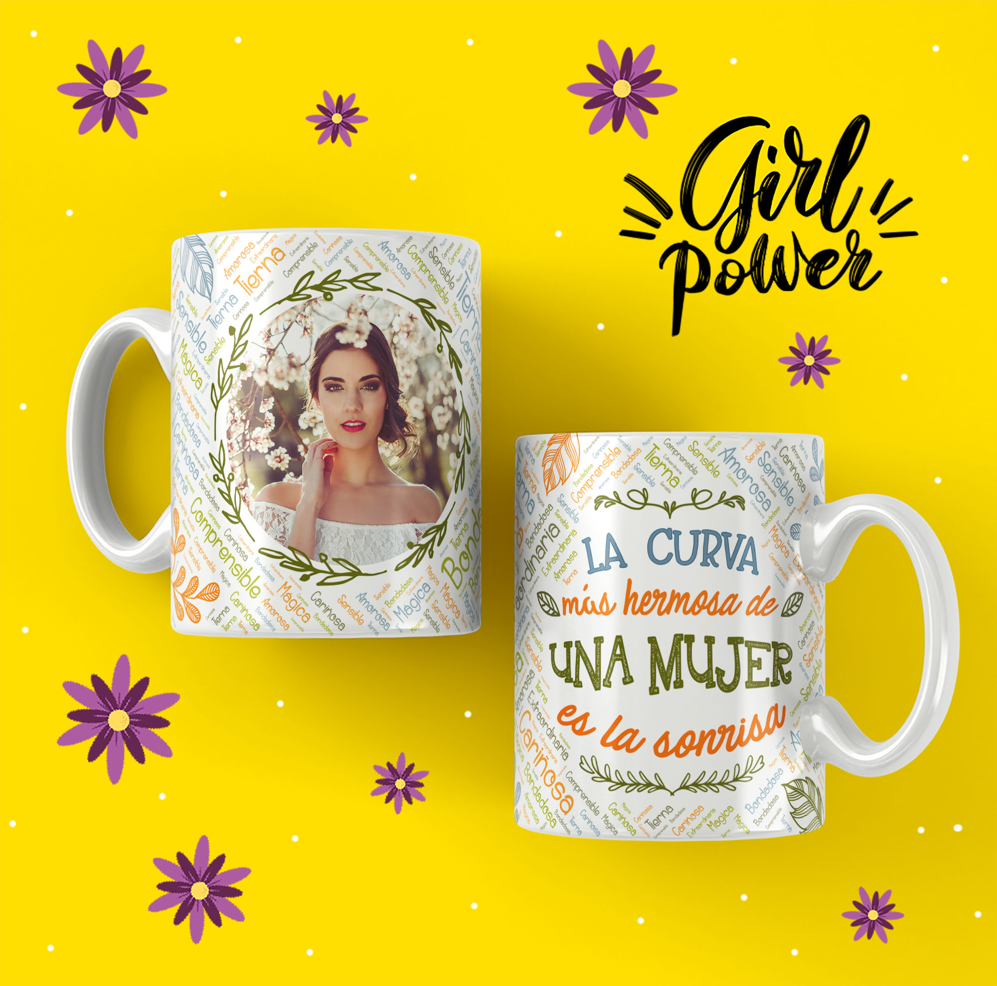 Taza personalizada con foto Dia de la Mujer (0197)