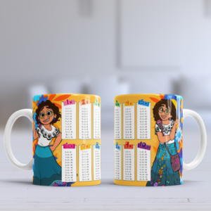 Taza con Tablas de Multiplicar - Encanto (0163)