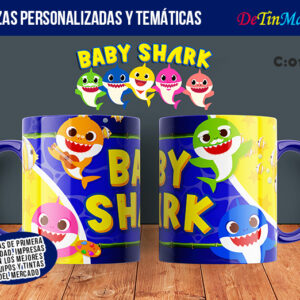 Taza personalizada de Baby Shark (Cod.0124)