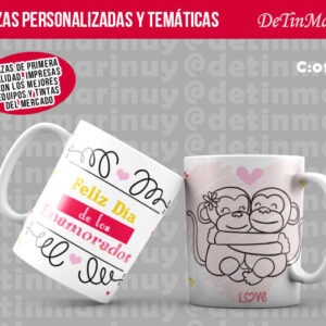 Taza para San Valentin Pareja de enamorados (Cod.0102)