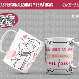 Taza para San Valentin Pareja de enamorados (Cod.0103)