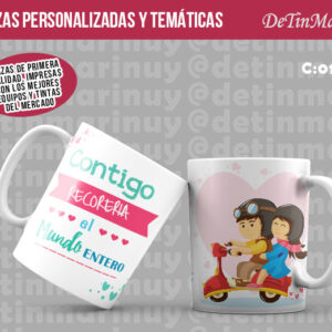 Taza para San Valentin Pareja de enamorados (Cod.0104)