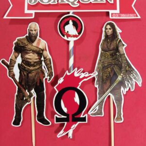 Topper de torta personalizado de God of War