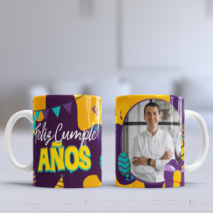 Taza personalizada para cumpleaños con foto