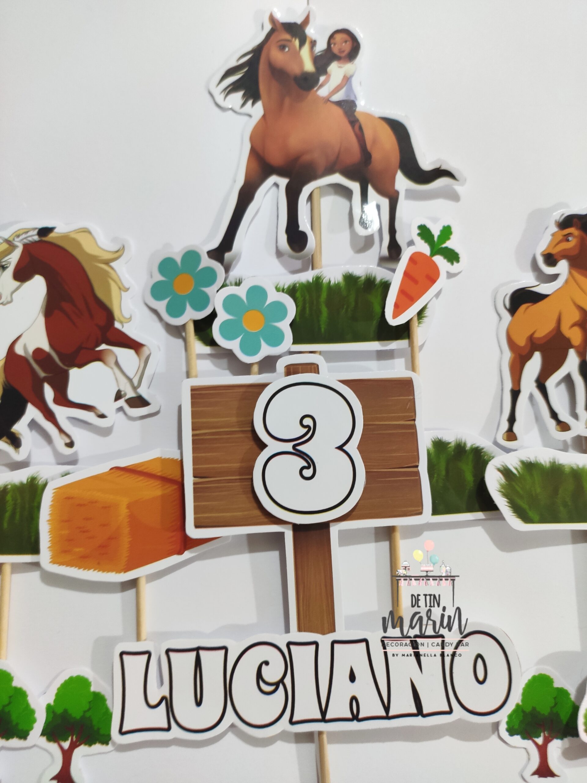Topper de torta personalizado de Spirit - Imagen 3