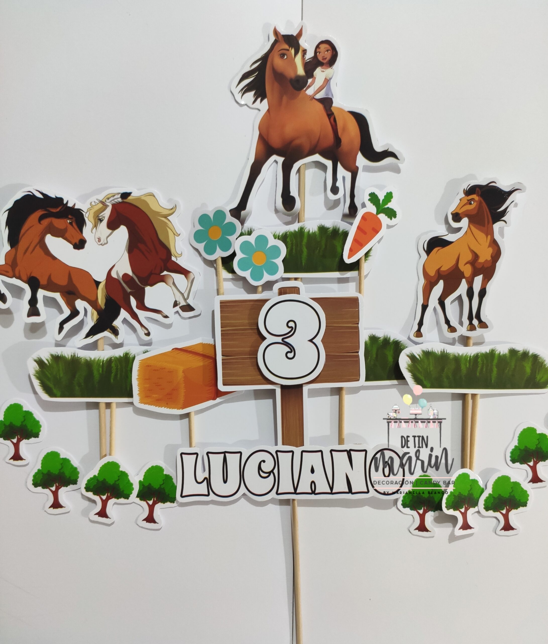 Topper de torta personalizado de Spirit - Imagen 2